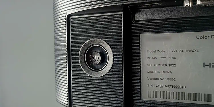 How to Connect Monitor to Laptop With HDMI 4 power-button-on-monitor