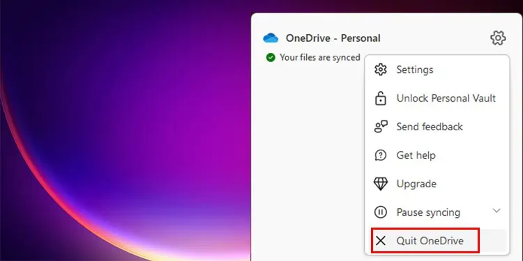 quit-one-drive