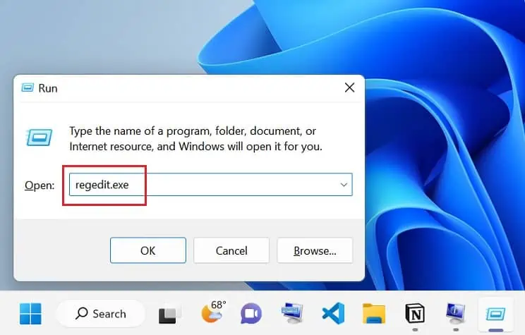Dual Monitors Not Detected? Try These 8 Fixes 20 regedit-exe-in-run