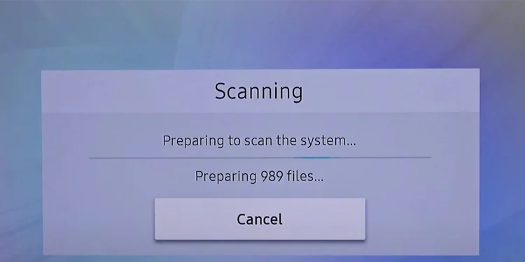 Can Your Smart TV Have Virus? How to Scan and Remove It 7 scanning-process