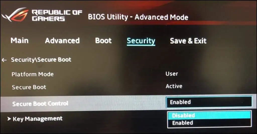 How to Boot ASUS Laptop From USB 5 secure-boot-asus-1024x536
