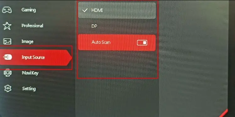 How to Connect Dell Laptop to Monitor? 13 select-input-source-dell-laptop-to-monitor