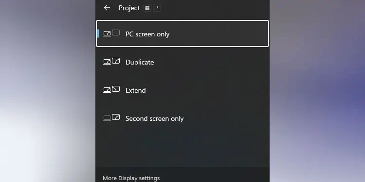 How to Connect Dell Laptop to Monitor? 14 set-projection-mode-dell-laptop-to-monitor