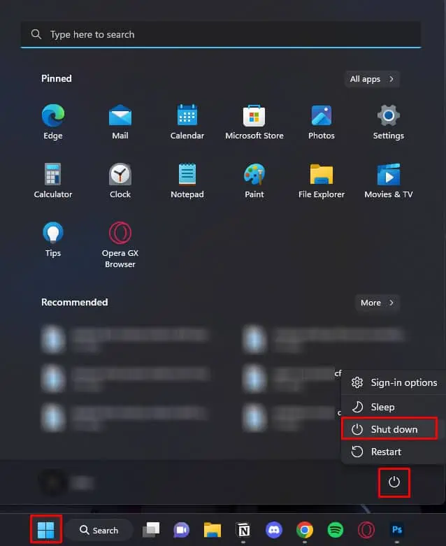 5 Ways to Properly Reboot Your Dell Laptop 6 shutdown-using-start-menu