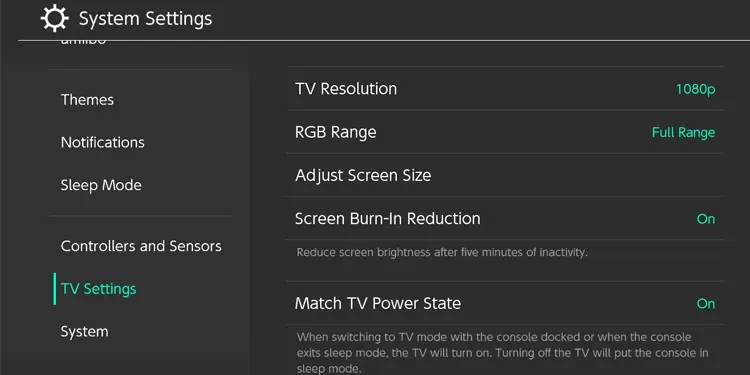 HDMI Not Connecting to TV? 9 Ways to Fix It 10 tv-settings-on-switch-1