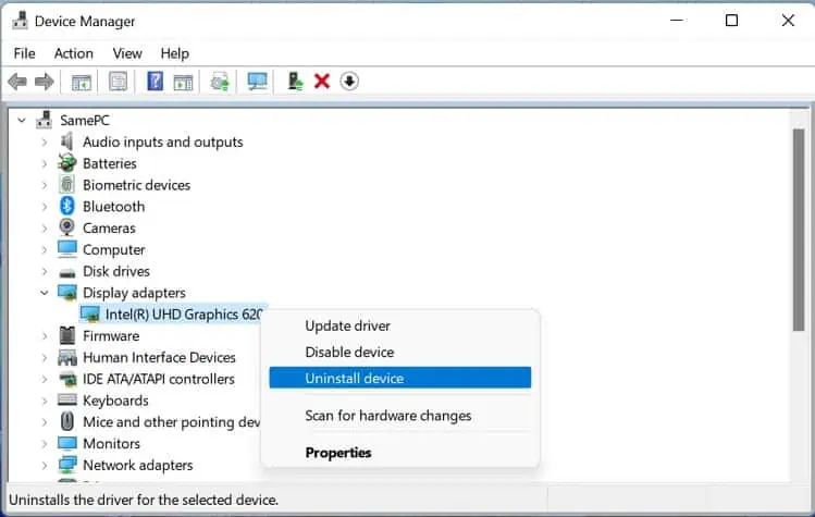 Dual Monitors Not Detected? Try These 8 Fixes 35 uninstall-graphics-driver