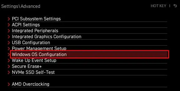 How to Enable Secure Boot on MSI Motherboard 9 windows-os-configuration-msi-bios