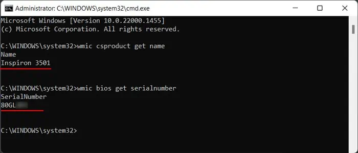 How to Check Dell Laptop Model and Serial Number 2 wmic-get-model-serial-number-dell-1