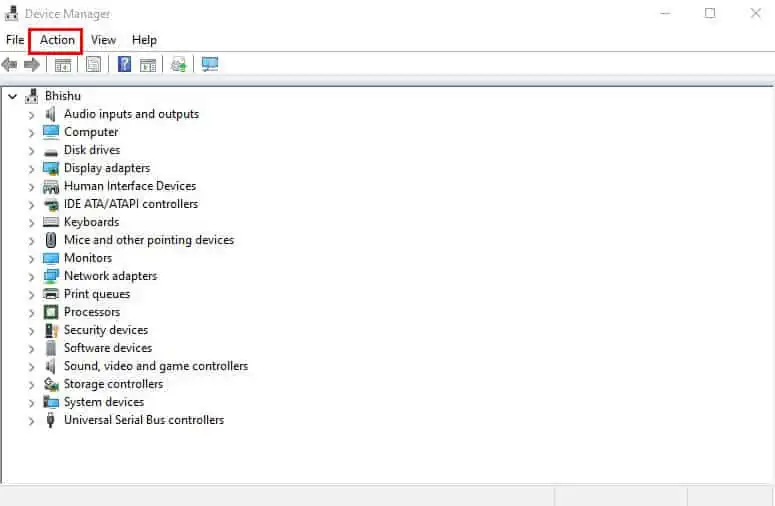 action-in-device-manager