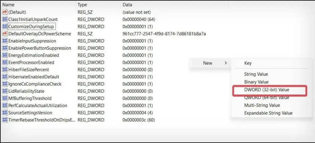 Wi-Fi Keeps Disconnecting on Windows 11? 9 Ways to Fix It 15 add-a-new-dword-value-1-1024x466