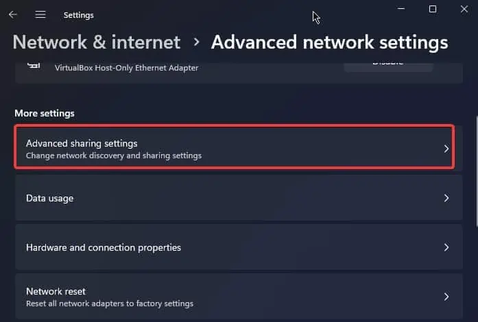 Wi-Fi Keeps Disconnecting on Windows 11? 9 Ways to Fix It 18 adv-sharing-settings