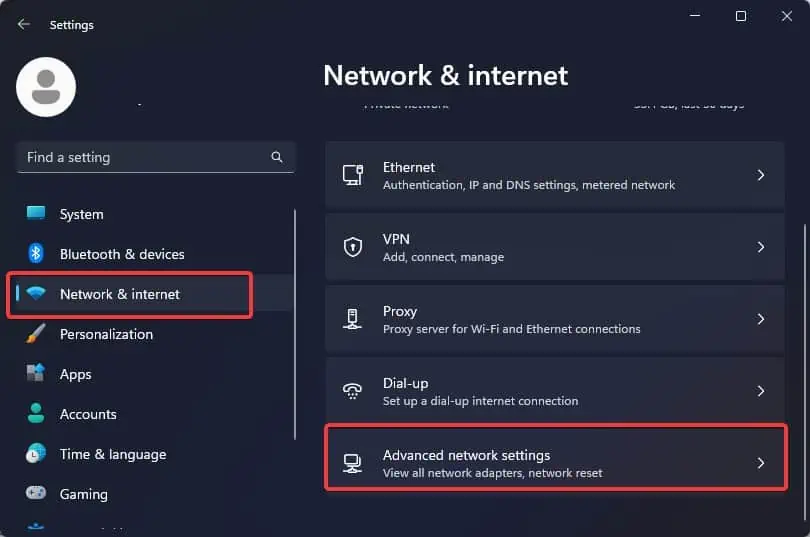 Wi-Fi Keeps Disconnecting on Windows 11? 9 Ways to Fix It 17 advanced-network-setttings