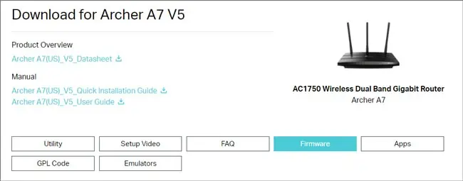 How to Update Router Firmware 5 archer-a7-firmware-download