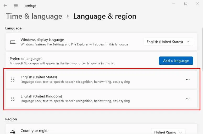 12 Ways to Fix Keyboard Not Working on Dell Laptop 14 change-preferred-language-to-english-us