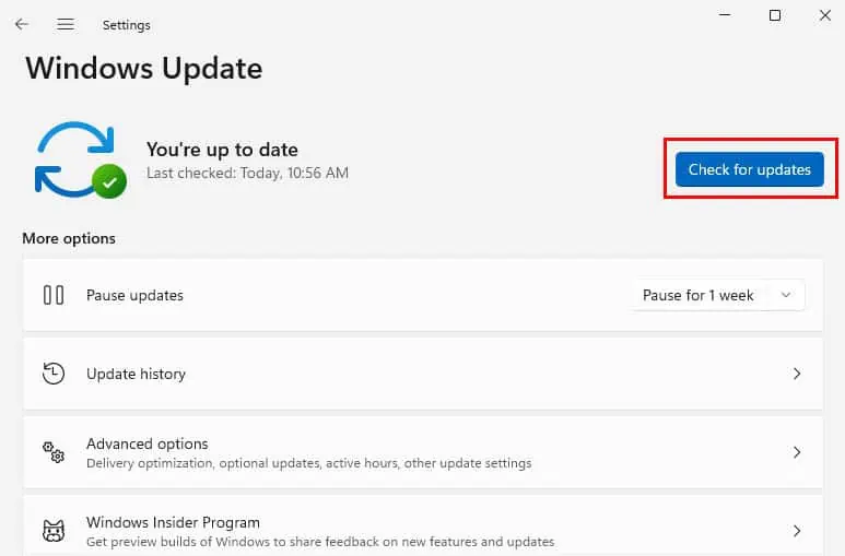 How to Update Sound Drivers on Windows 14 check-for-updates