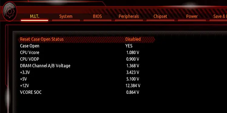 check-pc-voltage-uefi-firmware-settings