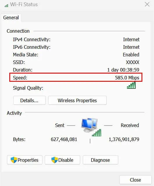 3 Simple Ways to Check Wi-Fi Speed in Laptop 3 check-speed-field