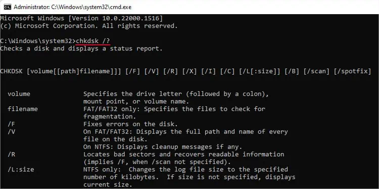 chkdsk-help