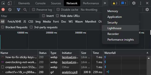 How to Open and Use Chrome Developer Tools 8 chrome-dev-tools-tab-lighthouse