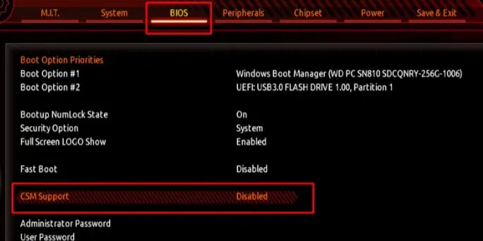 disable-csm-support-uefi-firmware-settings