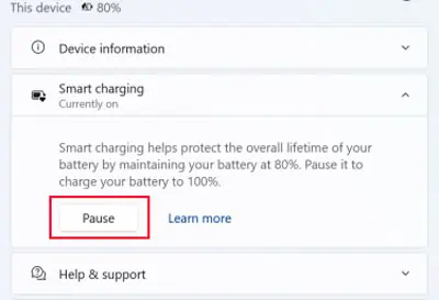 Surface Not Charging? 7 Ways to Fix It 6 disable-smart-charging-surface