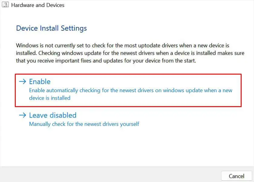12 Ways to Fix Keyboard Not Working on Dell Laptop 8 enable-device-install-settings