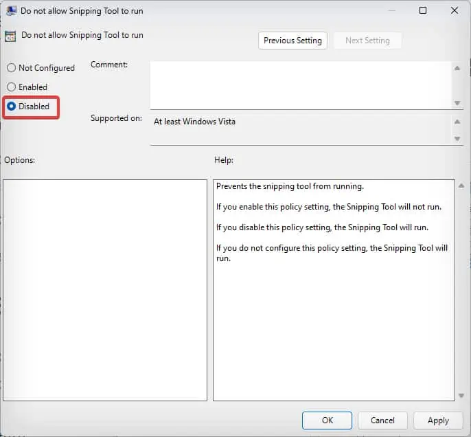 Windows Shift S Not Working? 8 Ways to Fix it 14 enable-snipping-tool-to-launch