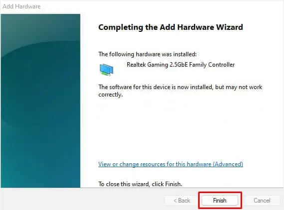 finish-to-complete-hardware-installation