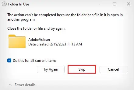folder-in-use