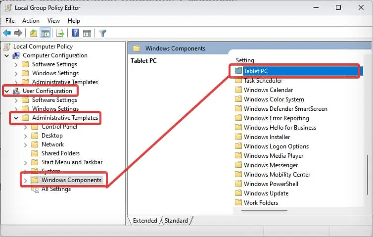 Windows Shift S Not Working? 8 Ways to Fix it 12 group-policy-editor-