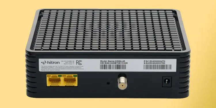 How to Fix Red Light on My Router 2 hitron-cable-modem-coax-port