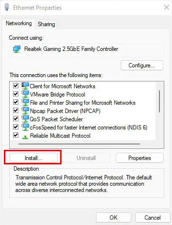 install-button-in-network-properties
