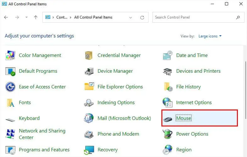 mouse-option-in-control-panel