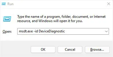 ASUS Keyboard Light When Not Working? Try These 10 Fixes 18 msdt-exe-id-device-diagnostic