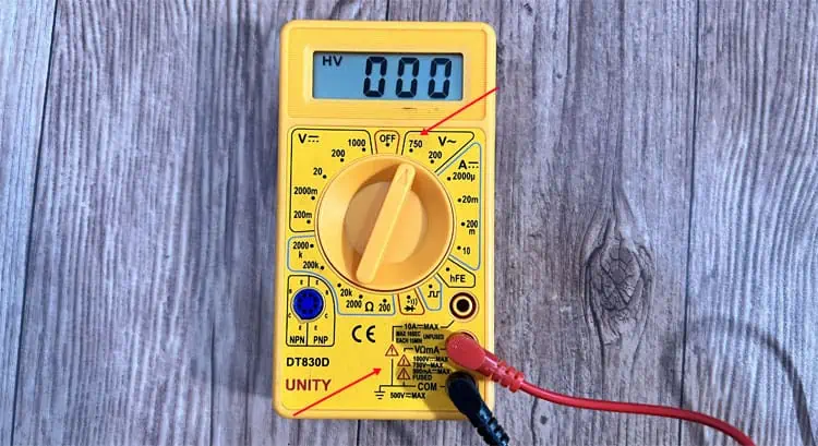 How to Ground a Laptop to Avoid Electric Shock? 4 Proven Ways 1 multimeter-AC-V-com-high