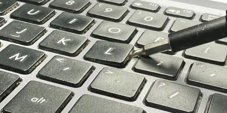 12 Ways to Fix Keyboard Not Working on Dell Laptop 33 pry-out-key