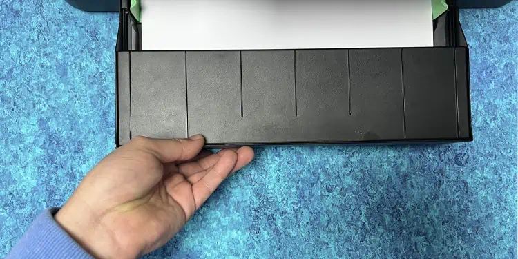How to Put Paper in HP Printer 4 push-the-input-tray-inside