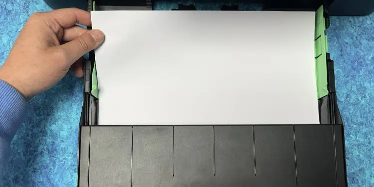 How to Put Paper in HP Printer 3 put-paper-in-front-tray