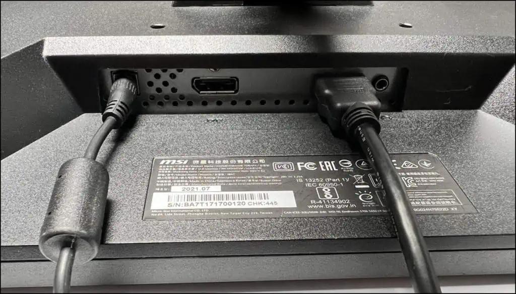 Why Are There Green Lines on Monitor? How to Fix It 12 remove-monitor-cables-1024x583
