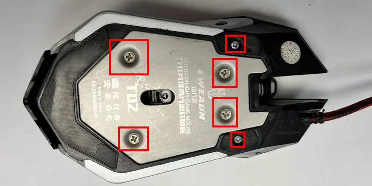 Scroll Wheel Not Working? Try These 6 Fixes 8 remove-screw-scroll-wheel-mouse-not-working