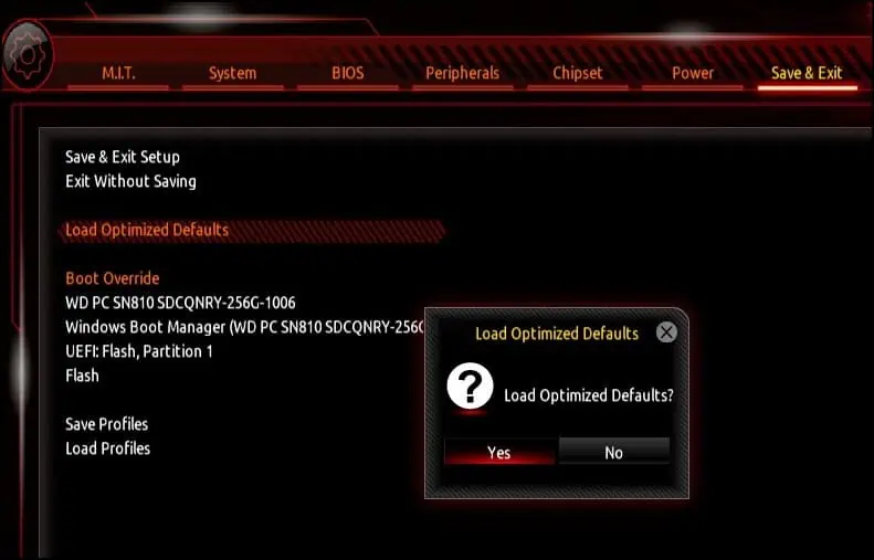 Why Are There Green Lines on Monitor? How to Fix It 8 reset-bios