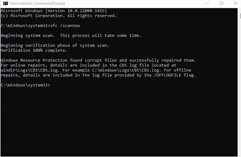 How to Fix gpedit.msc Not Found Error in Windows 14 running-sfc-command