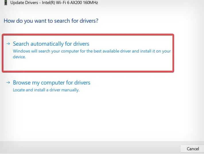 Wi-Fi Keeps Disconnecting on Windows 11? 9 Ways to Fix It 22 search-automatically-for-drivers-2