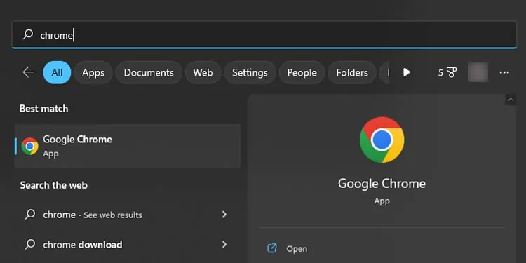 4 Ways to Open EXE File 3 search-chrome-in-search-box