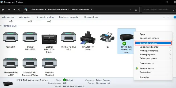 5 Ways to Cancel Print Job on HP Printer 5 see-whats-printing-option-2