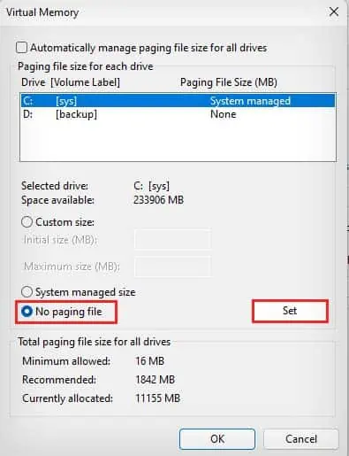 set-no-paging-file