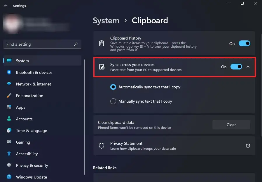 How to Find Clipboard on PC 5 sync-across-devices