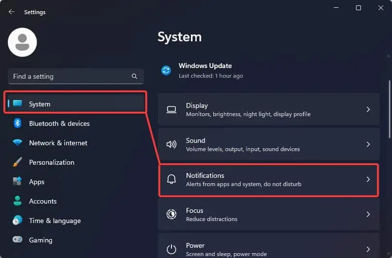 Windows Shift S Not Working? 8 Ways to Fix it 2 system-notification
