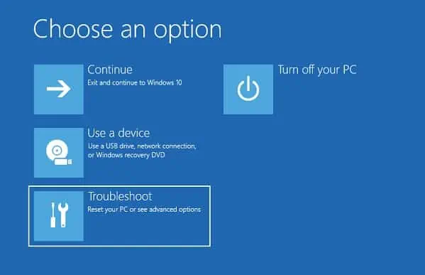 Amber or Orange Light Blinking on Dell Laptop? 16 Ways to Fix It 14 troubleshoot-in-windows-re