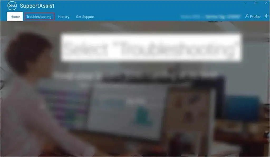 Why is My Mouse Not Working? 20 Ways to Fix It 27 troubleshooting-tab-in-dell-supportassist-1024x594